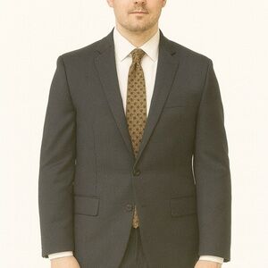 Robert Talbott Gold and Blue Patterned Tie